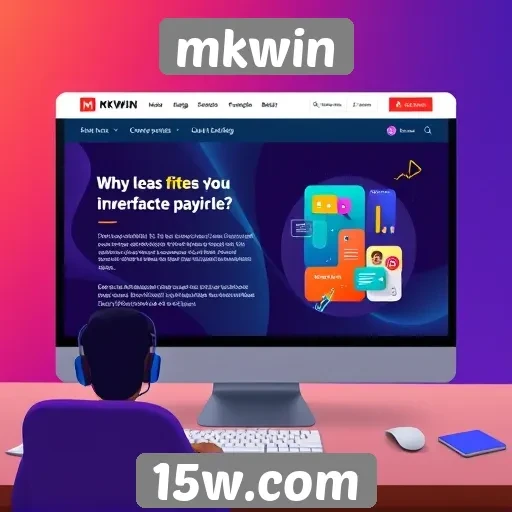 Avaliação da interface do usuário no site mkwin